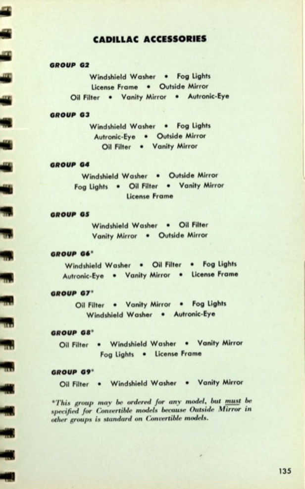 1953 Cadillac Salesmans Data Book Page 2